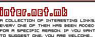 inter.net.mk - minimal design, maximal contents - a daily updated collection of interesting links dealing with design, web development, music, photography, typography etc.